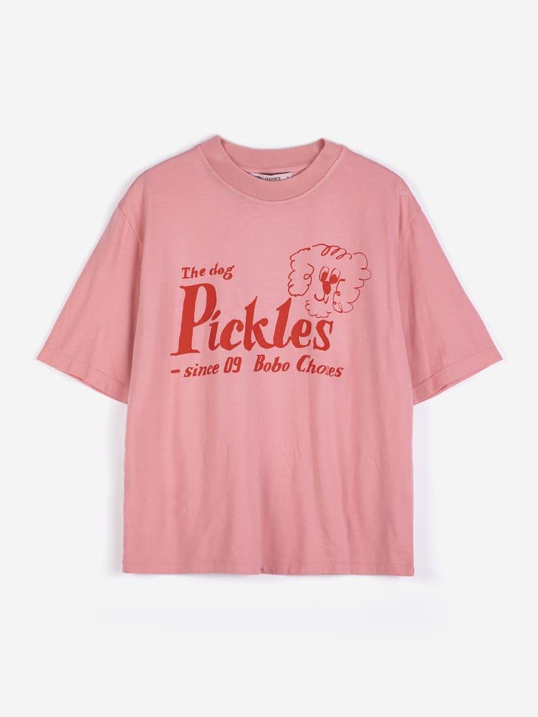 Bobo Choses The Dog Pickles Fitted T-shirt Damen pink